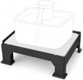 Raised Dog Fountain Stand with Absorbent Diatomite Mat, Adjustable 3.5" & 6" Dog Water Bowl Stand, Helps Keep Floors Dry, Elevated Pet Fountain Base for Dog Fountains, Feeders & Bowls(Stand Only)