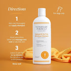 Veterinary Formula Clinical Care Oatmeal & Tea Tree Dog Shampoo, 16 oz | Moisturizing shampoo with colloidal oatmeal and tea tree oil to soothe dry, flaky skin and leave the coat soft and refreshed