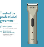 Wahl Professional Animal Arco Cordless Clipper Kit, 8786-452, Champagne | Professional-Grade Pet Clippers for Grooming, 5-in-1 Fine Adjustable Blade, Perfect for Cats and Small to Medium-Sized Dogs