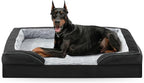 FURTIME Orthopedic Extra Large Dog Bed, Waterproof Dog Beds, 48x35x6.5 Supportive Foam Pet Couch Bed with Removable Washable Cover and Nonskid Bottom