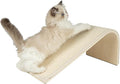 Best Pet Supplies Catify Cat Scratching Ramp - Beige | Heavy Duty Sisal, Support Natural Scratching, Non-Slip, Furniture Protector, Floor Carpet Scratcher, For Kittens and Cats