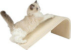 Best Pet Supplies Catify Cat Scratching Ramp - Beige | Heavy Duty Sisal, Support Natural Scratching, Non-Slip, Furniture Protector, Floor Carpet Scratcher, For Kittens and Cats