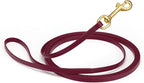 Viper Biothane K9 Working Dog Leash Waterproof Lead for Tracking Training Schutzhund Odor-Proof Long Line with Solid Brass Snap for Puppy Medium and Large Dogs, 33ft Merlot Burgundy
