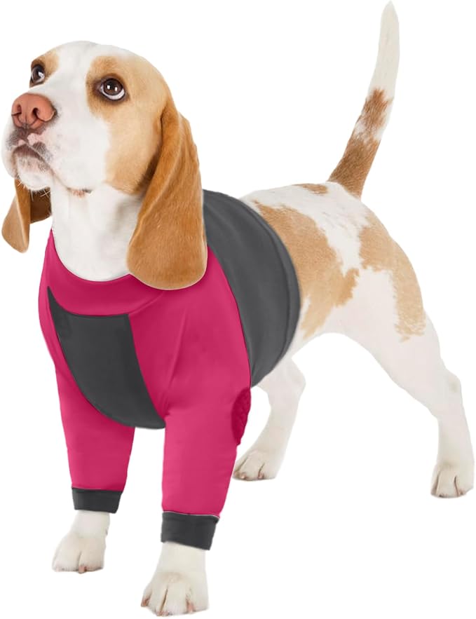 Lelepet Dog Recovery Sleeve, Dog Long Sleeve Shirt Stop Licking XL | Surgery Recovery Suit for Front Legs Shoulder Chest Wounds Skin Conditions Leg Sleeve for itching with Arms Elbow Protector