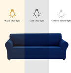 Joccun Stretch Couch Cover Slipcovers, 1-Piece Sofa Covers for 3 Cushion Couch Spandex Jacquard Washable Furniture Protector Cover for Living Room,Kids,Pets(Sofa,Classic Blue)
