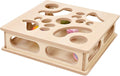Natural Wood Cat Interactive Box Puzzle Hunting Exercise Toy
