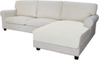 Easy-Going Sectional Couch Covers for Dogs L Shape Sofa Cover Reversible Sofa Slipcover Chaise Lounge Cover Furniture Protector Cover for Pets Dog Cat (42 x 68 inches, Ivory/Ivory) | Soft Sofa Slipcover For Dogs, Fits Left/Right Chaise Lounge Protector...