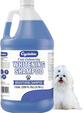 (1 Gallon) Dog Whitening Shampoo for White Dogs, Purple Dog Shampoo Whitening for Dogs White Coat, Blueberry Facial, para Perros Blancos