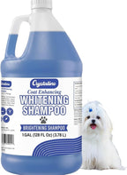 (1 Gallon) Dog Whitening Shampoo for White Dogs, Purple Dog Shampoo Whitening for Dogs White Coat, Blueberry Facial, para Perros Blancos