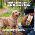 Best Pet Supplies Cleaning Dog Wipes - Soothing Oatmeal, 100 Count | Unscented, Large 8"x9", Vitamin E, Puppy & Cat Safe, Gentle Grooming, Resealable Pouch Prevents Drying