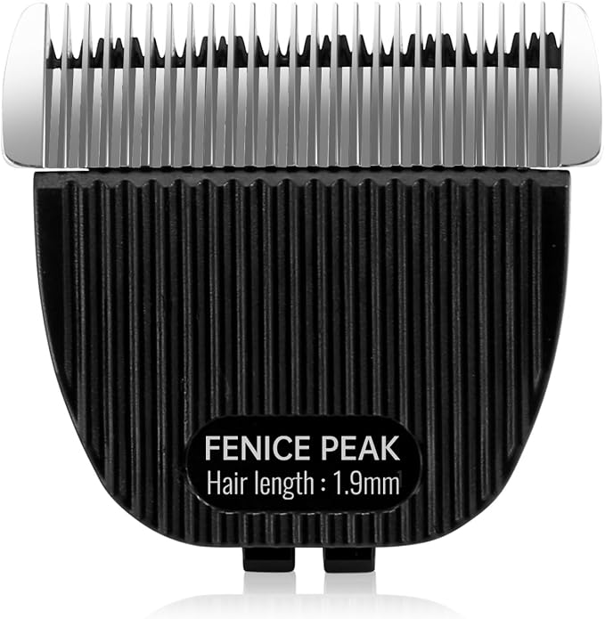 10FC Pet Clipper Replacement Blade for P60 & P300, Detachable 440C Stainless Steel Fixed Blade & Titanium-Plated Ceramic Moving Blade, 1.9mm (1/13")