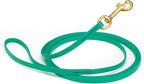 Viper Biothane K9 Working Dog Leash Waterproof Lead for Tracking Training Schutzhund Odor-Proof Long Line with Solid Brass Snap for Puppy Medium and Large Dogs, 15ft Teal