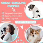 Natural Puppy Shampoo and Conditioner Tear Free with Aloe Vera, pH-Balanced Shampoo for Puppies, Tearless Dog Shampoo and Conditioner, Puppy Wash Sensitive Skin 4L (1 Gallon)