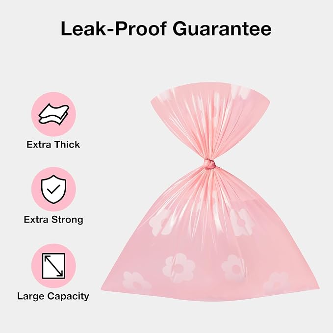 VETRESKA Lavender Scented Dog Poop Bags, Leak Proof, 540 Counts | Extra Thick and Large Pet Waste Bags for Dog Walking and Cat Litter, 36 Rolls