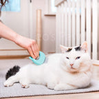Leo's Paw The Original Pet Hair Removal Massaging Shell Comb | Soft Deshedding Brush Grooming and Shedding Matted Fur Remover Dematting tool for Long and Short Hair Cat Dog Puppy Bunny