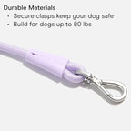 Wild One Hands-Free Adjustable Rope Dog Leash, Standard: 4' to 8.5' Long, .5" Wide, Adjustable for Crossbody, Waist & Handheld, Tan