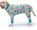 Dog Recovery Suit After Surgery Female Male, Medium Large Dog Neuter Shirt Cone Alternatives Prevent Licking Surgical Onesies (Dinosaur, 6XL)