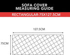 Easy-Going Sectional Couch Covers for Dogs L Shape Sofa Cover Reversible Sofa Slipcover Chaise Lounge Cover Furniture Protector Cover for Pets Dog Cat (30 x 50 inches, Camel/Ivory) | Camel/Ivory, Soft Sofa Slipcover For Dogs, Fits Left/Right Chaise Lou...