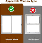 Vertical Cat Door for Window,31"-42" Adjustable Height,1-Min Install | 4 Locking Modes,Aluminum Frame,HD Glass,Magnetic Closure,Weatherproof Pet Door Window Insert for Cats