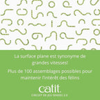 Catit Senses 2.0 Play Circuit Interactive Cat Toy - 8-Piece | Closed-Track Ball Toy for All Breed Sizes