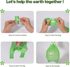 Deo Doo Dog Poop Bags with Handles, 270 Counts, Sakura Scented | Leak Proof Extra Thick, Easy-Tie, Tear-Resistant, 18 Refill Rolls for Small Medium Dogs and Cats