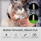 Necoichi Purrcision Stainless Steel Cat Nail Clipper, Made in Japan (White)