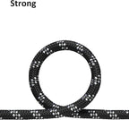 2 Pack Black&Orange 50FT Long Dog Training Leash for Medium/Larege Dogs for Walking Camping Outside