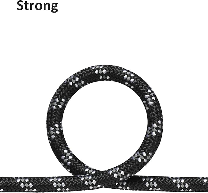 Long Dog Leash for Training 16FT/30FT/50FT/100FT, Reflective Threads Rope Check Cord Leash, Heavy Duty Lead for Large Medium Small Dogs Walking Playing, Camping, or Yard