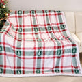 Gogreen Christmas Sherpa Fleece Throw Blanket for Couch Bed Sofa Adults -Soft and Warm Blanket for Winter, Thick and Fuzzy Throw Blanket (Throw - 50" x 60") - R by GOGREEN