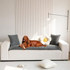 Mitid Sofa Cover Fuzzy Couch Cover for Pet, Couch Covers for Dogs Pets Mat | Washable Non-Slip Sofa Slipcover Cushion Protector Pets Friendly Mat, Dog Couch Cover, Square Couch Covers for Dogs Non Skid