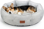 Small Dog Bed for Small Dogs, Cat Bed for Indoor Cats, Cooling Pet Bed for Puppy, Reversible Design with Cool-Touch Summer Side, Machine Washable with Non-Slip Bottom 25 Inch