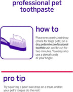 Petsmile VOHC Accepted Toothpaste, Rotisserie Chicken 4.2 Oz, Cats + Dogs | Pet-Approved, Calprox® Powered, Fights Plaque + Tartar, No-Brush Required, Human-Grade, 6-Month Supply, Clinically Proven