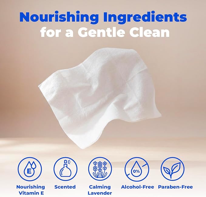 Best Pet Supplies Cleaning Dog Wipes - Calming Lavender, 400 Count | Lavender Scented, Large 8x9" Pet Wipes, Vitamin E, Puppy & Cat Safe, Gentle Grooming, Resealable Pouch Prevents Drying