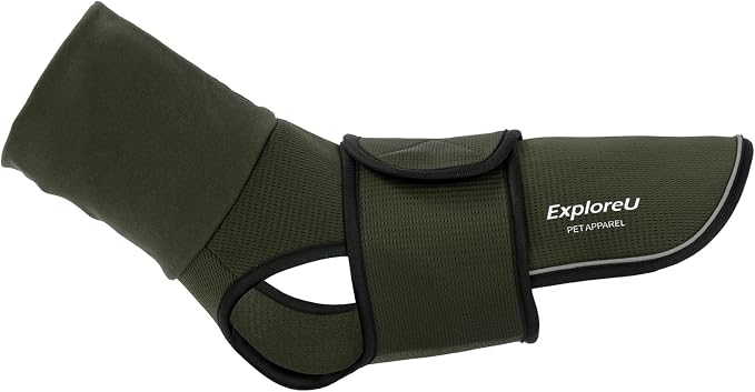 Dog Anxiety Vest–Dog Calming Shirt for Noise,Separation,Green,L(22-33lbs) | Soothe your pet,Reduce anxiety,Keep things calm