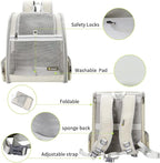 Texsens Innovative Traveler Bubble Backpack Pet Carriers for Cats and Dogs