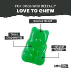BarkBox Munchie The Bear Dog Toy - for Dogs up to 20 lbs - Small | for Treat Dispensing and Bouncing