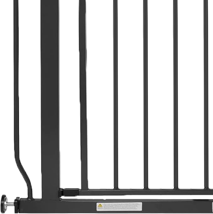 BalanceFrom Easy Walk-Thru Baby Safety Gate, Fits 29.1" to 33.8" Openings | with Hold-Open and Auto-Close – Adjustable Steel Barrier for Stairs, Doorways, and Hallways, No Drilling Installation