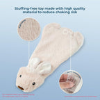 Best Pet Supplies Squeaky Dog Toys with Soft Durable Fabric for Small, Medium and Large Pets Interactive Toy for Indoor Play, Supports Active Biting and Play - Hare, Small