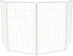 FXW Homeplus Indoor Dog Playpen, 45" H, 4 Panels, for Large Dogs | Stress-free play, Heavy-duty, Semi-open design, Easy setup, Threshold-free gate, Expandable, Patented