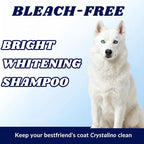 (1 Gallon) Dog Whitening Shampoo for White Dogs, Purple Dog Shampoo Whitening for Dogs White Coat, Blueberry Facial, para Perros Blancos