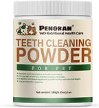 Pet Teeth Cleaning Powder, 6 oz, Dog Dental Care for Dogs & Cats Tooth Cleaning, Tartar Cleaning and Removal, Fighting Bad Breath, Oral Care, Breath Freshener