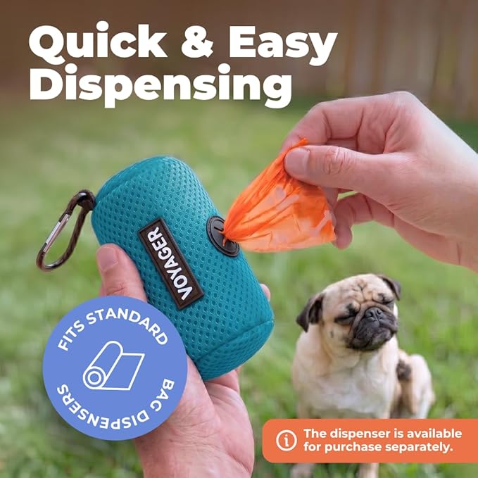 Best Pet Supplies Poop Bags for Dogs - Assorted Colors, 150 Count | Scented, Leak-proof, Easy-Tear perforations, 15 Thick Bags per roll, Outdoor Walking & Travel, Fits Standard Holders