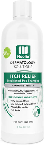 Nootie Itch Relief Shampoo for Dogs and Cats, Relieves Itchy Skin Medicated Pet Shampoo, Sold in Over 10,000 Vet Clinics and Pet Stores Worldwide, 8 oz
