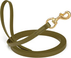 Viper Biothane K9 Working Dog Leash Waterproof Lead for Tracking Training Schutzhund Odor-Proof Long Line with Solid Brass Snap for Puppy Medium and Large Dogs, 33ft Olive Drab Green