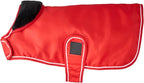 Pet Passion Breeze II - The Windbreaker, Water Resistant Pet Raincoat, Vegan Fur and Lined Pet Jacket for Small, Medium, Large Dogs, Red, X-Small (5-12 lbs)