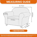 XINEAGE Stretch Armchair Slipcover, Non-Slip Pet Couch Cover,Khaki | Washable Furniture Protector, Elastic Bottom, Dogs & Cats Friendly, Scratch-resistant, Fast Setup, High Elasticity