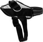 ShawnCo Essential Dog Harness, No-Pull Pet Vest with 3 Leash Clips, No Choke, Reflective, Adjustable and Padded, for Easy Walking and Training for Small, Medium and Large Dogs (White Marble, Medium)