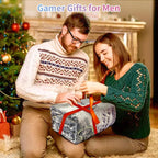 COMFAR Glow in The Dark Gamer Blanket, Gaming Blanket for Boys/Men 40"x 50" - Cool Gamer Gifts for Men, Women, Teen Boys/Girls - Image 6
