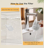 5 Pack Filters Replacement Filter for FS11 Plus, 6 Layer Filter | Suitable for FS11plus, Replace every 1-2 weeks, Fresher Water; 5 Filters + 5 Sponges + 5 Pump Filters