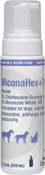 MiconaHex+Triz Mousse, 7.1 oz | Antibiofilm, Moisturizing; Packaging May Vary